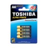 Батарейка AAA Toshiba LR03-4BL Alpha power, 1.5B, (4/48/192)