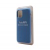 Чехол силиконовый FaisON для APPLE iPhone XI, №03, Silicone Case, цвет: синий