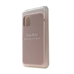 Чехол силиконовый FaisON для APPLE iPhone XI, №06, Silicone Case, цвет: лиловый