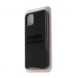 Чехол силиконовый FaisON для APPLE iPhone XI Pro Max, №18, Silicon Case Full, цвет: чёрный