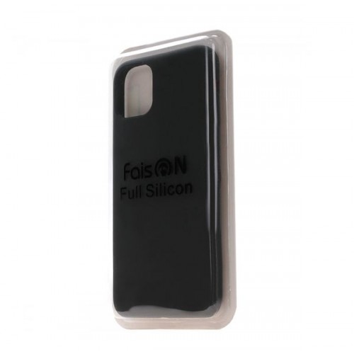 Чехол силиконовый FaisON для APPLE iPhone XI Pro Max, №18, Silicon Case Full, цвет: чёрный