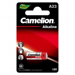 Батарейка A23 Camelion MN21-1BL Plus Alkaline, 12В, (1/20/200), 1шт