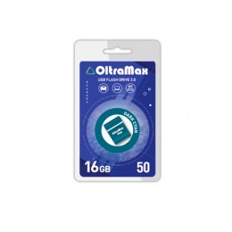 Флеш-накопитель 16Gb OltraMax Drive 50 Mini, USB 2.0, пластик, голубой, тёмный