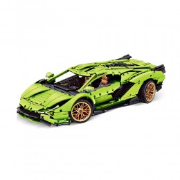 Конструктор MOULD KING, 13057S+D, Lamborghini Sierne, спортивная машина, на пульте управления, 3819 деталей, цвет: зелёный (арт.80002140)