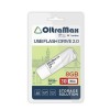 Флеш-накопитель 8Gb OltraMax 310, USB 2.0, пластик, белый