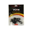 Переходник VGA(m) - HDMI(f) VCOM CA337,  для вывода изображения со звуком с ноутбука или компьютера, 1080*60Hz, цвет: чёрный