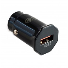 Блок питания автомобильный 1 USB FaisON A-20, EDGE, 3000mA, QC3.0, цвет: чёрный
