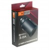 Блок питания автомобильный 1 USB FaisON A-20, QC3.0, чёрный
