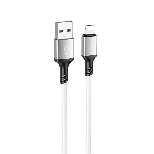 Кабель USB - 8 pin Borofone BX83 Famous, 1.0м, 2.4A, цвет: белый