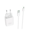Блок питания Borofone BA32A 1 USB, 3000mA, QC3.0, белый
