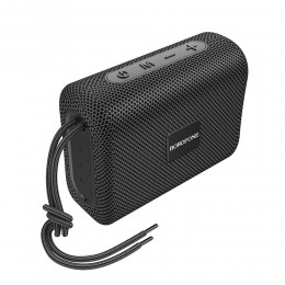 Колонка портативная Borofone, BR18, Encourage, Bluetooth, цвет: чёрный
