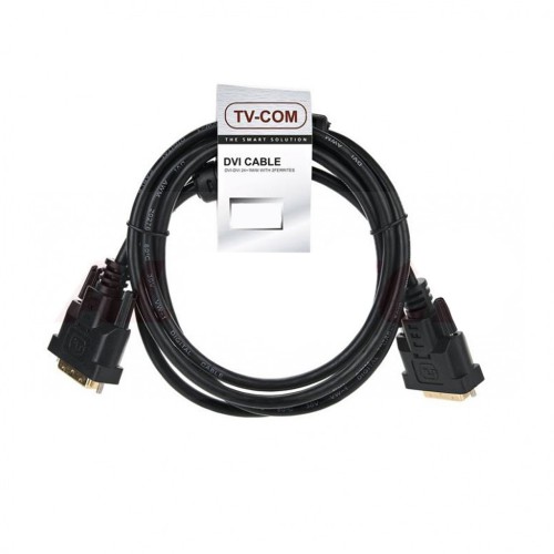 Кабель DVI-D(m) - DVI-D(m) TV-COM CG441D Dual Link, 1.8м, 60Гц, цвет: чёрный