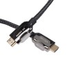 Кабель HDMI(m) - HDMI(m) VCOM CG864, 0.5м, 8K, 60Гц, цвет: чёрный