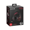 Наушники Defender Minos с микрофоном, 2.0м, черные с красным
