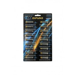 Батарейка AAA Exployd LR03-18BL Super Alkaline, 1.5B, (18/180/720), (арт.EX-B-1062), 18шт