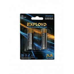 Батарейка AA Exployd LR6-2BL Super Alkaline, 1.5B, (2/40/400), (арт.EX-B-1090)