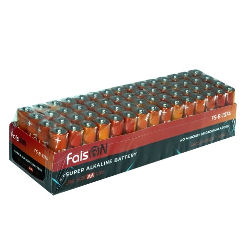 Батарейка AA FaisON LR6-60Box Super Alkaline, 1.5B, (60/600), (арт.FS-B-1074)