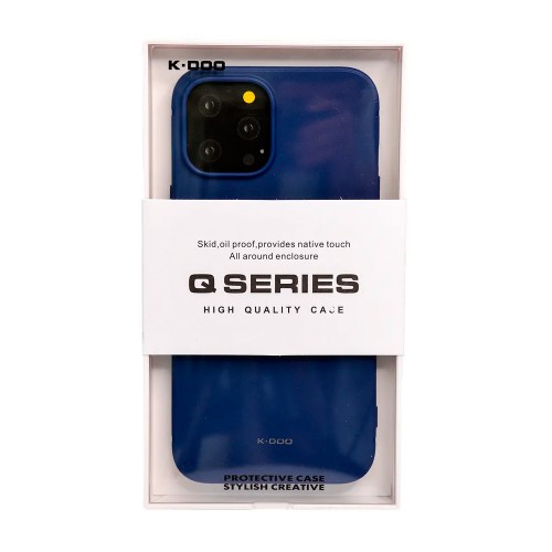 Чехол силиконовый K-Doo для iPhone 14 Pro Max, синий
