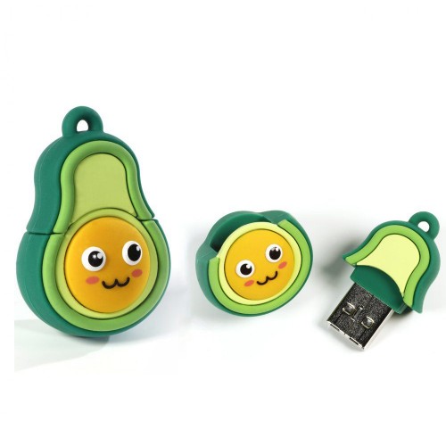 Флеш-накопитель 32Gb SmartBuy Wild series, USB 2.0, пластик, силикон, зелёный