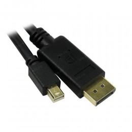 Кабель mini DisplayPort(m) - DisplayPort(m) TELECOM TA682-1.8M, 1.8м, 4k, 60Гц, цвет: чёрный