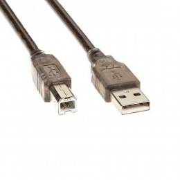 Кабель USB 2.0 A(m) - USB 2.0 B(m) TELECOM VUS6900T, 5.0м, цвет: чёрный