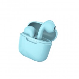 Наушники внутриканальные Celebrat W25, Bluetooth, TWS, цвет: голубой
