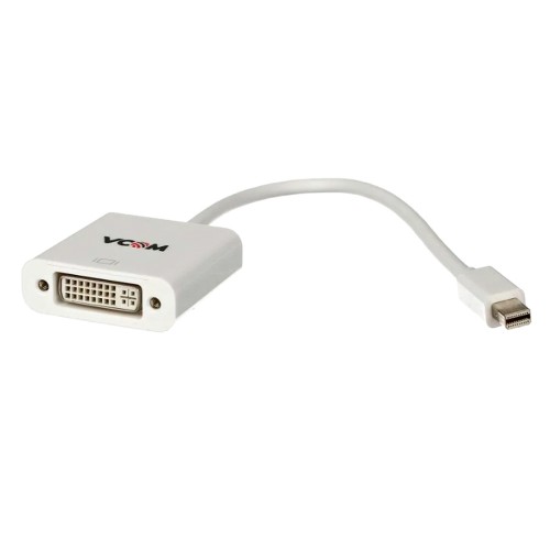 Переходник mini DisplayPort(m) - DVI(f) VCOM VHD6050, 0.20м, цвет: белый