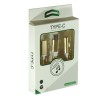 Переходник Type-C(m) на Jack 3,5mm(f), плетёный, золотой
