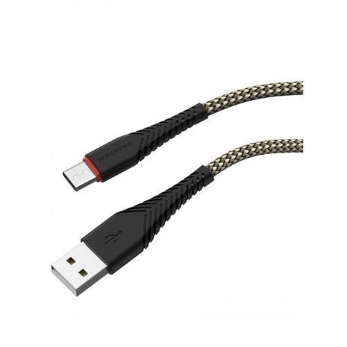 Кабель USB Type-C Borofone BX25 Powerful 1.0м 3.0A, чёрный
