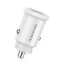 Блок питания автомобильный Borofone BZ8, 2 USB, 2400mAh, белый
