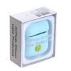 Чехол силиконовый голубой для Apple AirPods DOU-3
