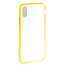 Накладка задняя для iPhone XS MAX, жёлтая SHELL
