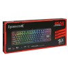 Клавиатура проводная Defender, Redragon, Usas, механическая, 1.8 м, цвет: чёрный