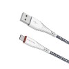 Кабель USB - микро USB Borofone BX25 Powerful, 1.0м, круглый, 2.4A, нейлон, цвет: белый