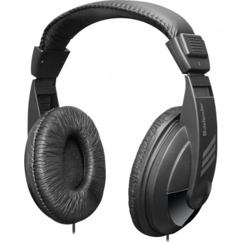 Наушники Defender HN-751 Gryphon, 3.5мм, чёрные, 2.0 м
