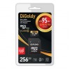 Карта памяти microSDXC 256Gb DiGoldy, Class10, UHS-1 Extreme Pro (U3) SD 95 MB/s, с адаптером