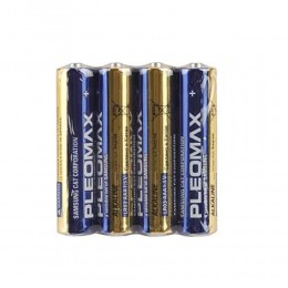 Батарейка AAA Samsung Pleomax LR03-4P Alkaline, 1.5В, (4/48/960), 4шт