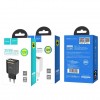 Блок питания сетевой 2 USB HOCO HC39A, Enchanting, 2400mAh, цвет: белый