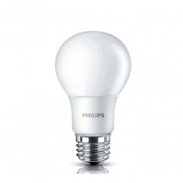 Лампа светодиодная Philips A55, ESSENTIAL, E27, груша, 13Вт/220-240V/6500К, холодный белый, матовый