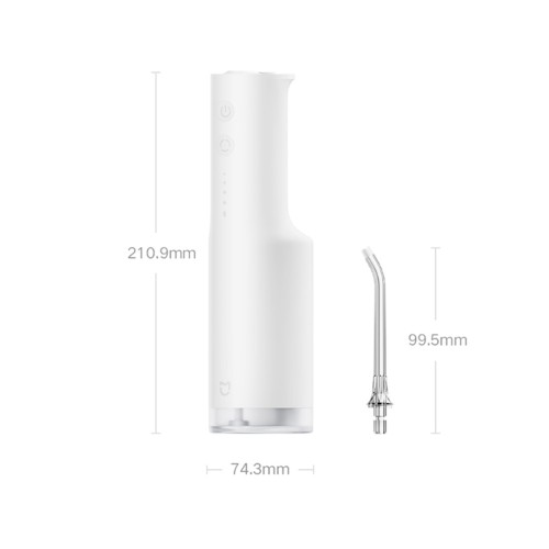 Ирригатор XIAOMI, Mijia Electric Teeth Flosser Smoked F300 , MEO703, 240 мл, пластик,  цвет: белый